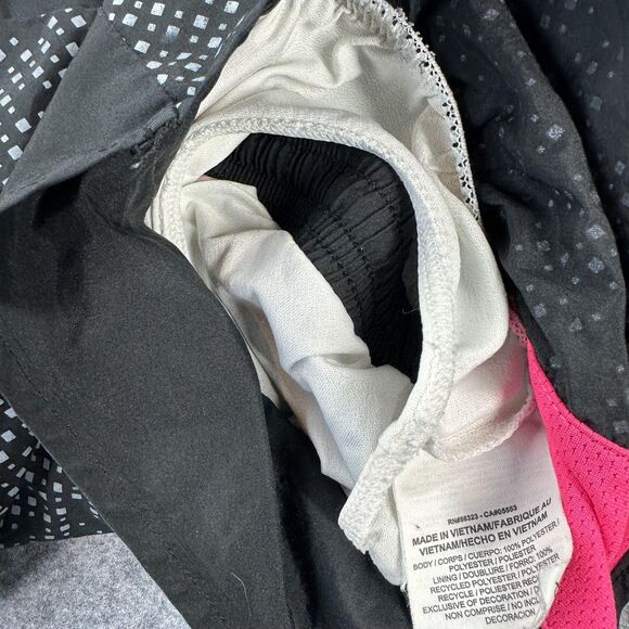 Nike Shorts Womens Medium Black Pink Dri-FIT Running Printed Lined Athletic - Picture 3 of 8
